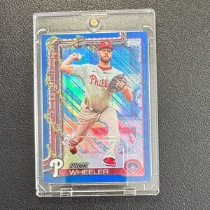 Zack Wheeler 2025 Topps Holiday Baseball Card